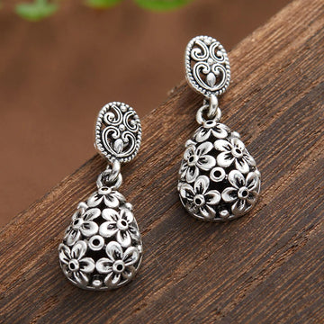 DAIIIBABYYY  -  Vintage Bohemian Flower Dangle Earrings Women's Elegant Temperament Jewelry Holiday Party Delicate Accessories